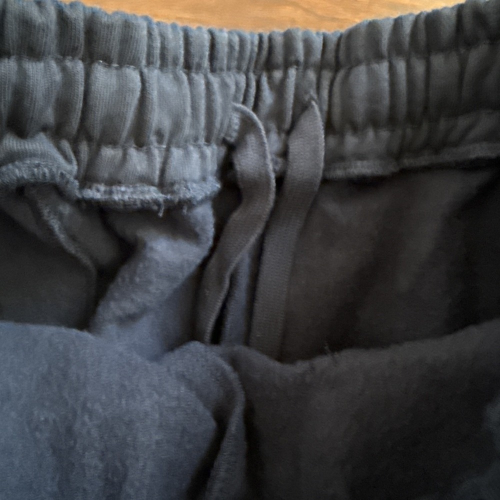 HOURS Men's Open Bottom Sweatpants Navy Thick Quality Size XL EUC - Picture 7 of 7